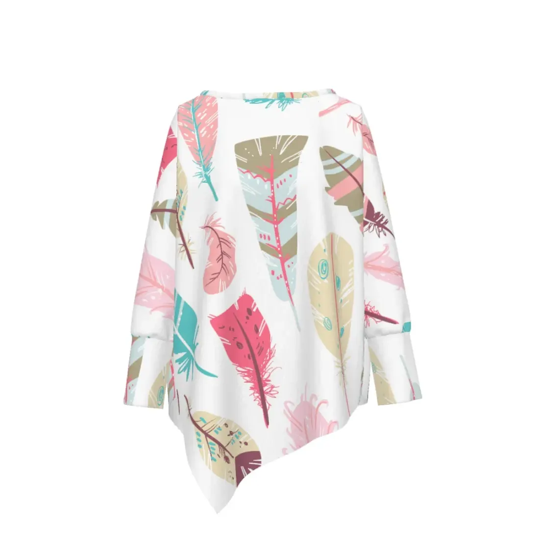 Women's T-Shirt With Asymmetrical Hem