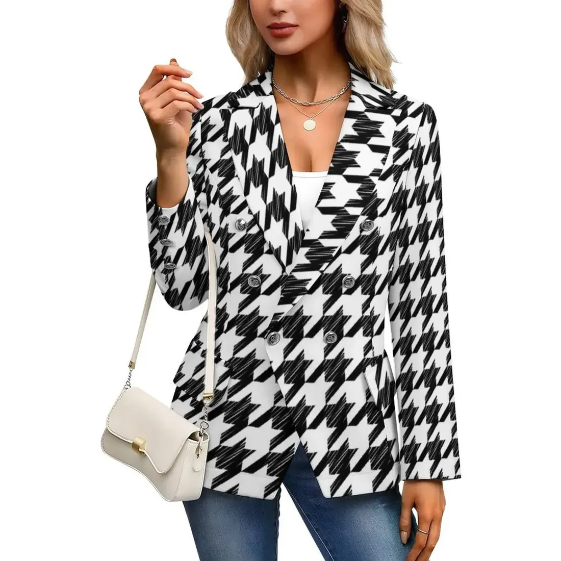 Women's Double Breasted Blazer — photo 2