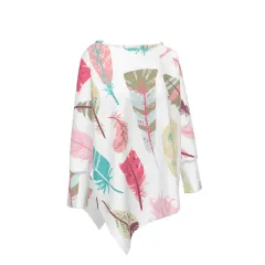 Women's T-Shirt With Asymmetrical Hem thumbnail 2
