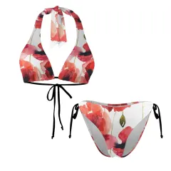 Halterneck String Bikini Sets thumbnail 4