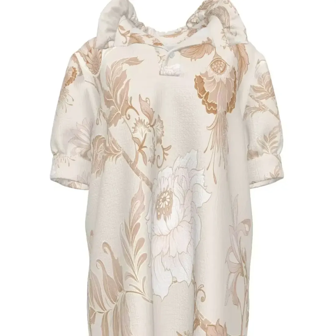 Women's Pleated Collar Short Sleeve Top