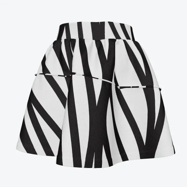 Women's High Waist Layered Sport Skirt