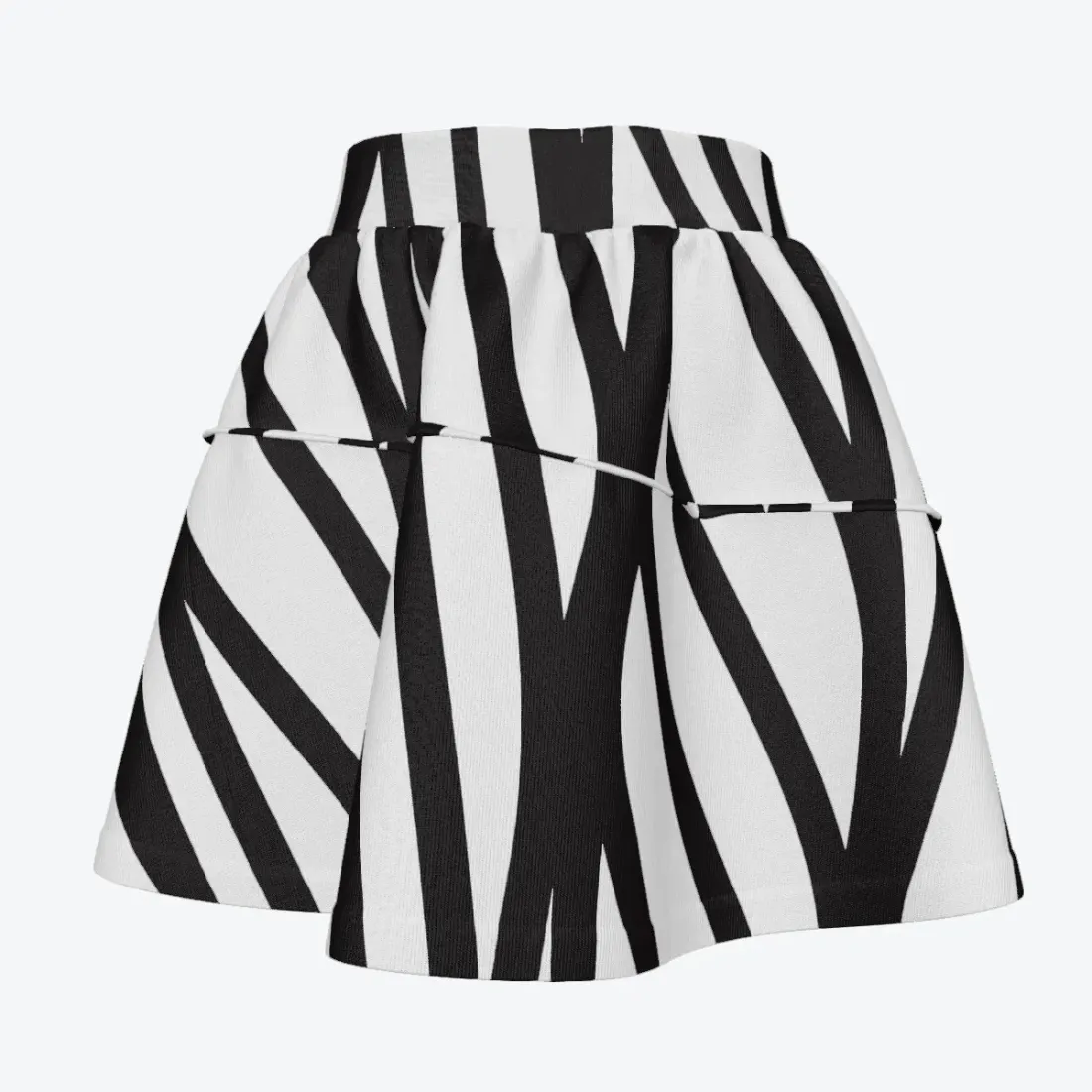 Women's High Waist Layered Sport Skirt