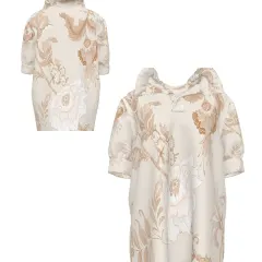 Women's Pleated Collar Short Sleeve Top thumbnail 6