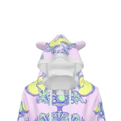 Women's Cat Ear Hoodie With Bare Midriff thumbnail 5