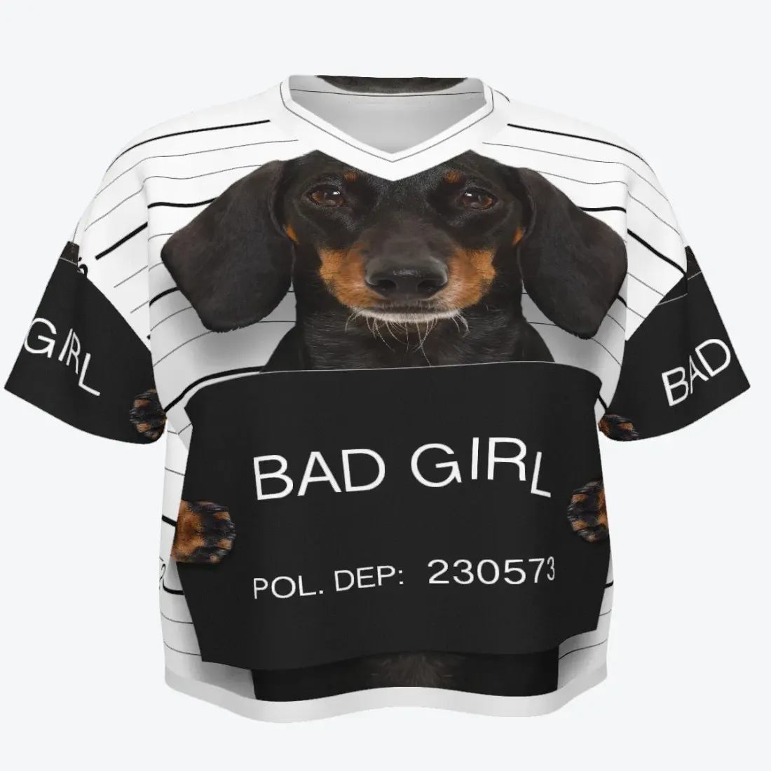 Women's Cropped V-Neck Soccer Jersey — photo 2