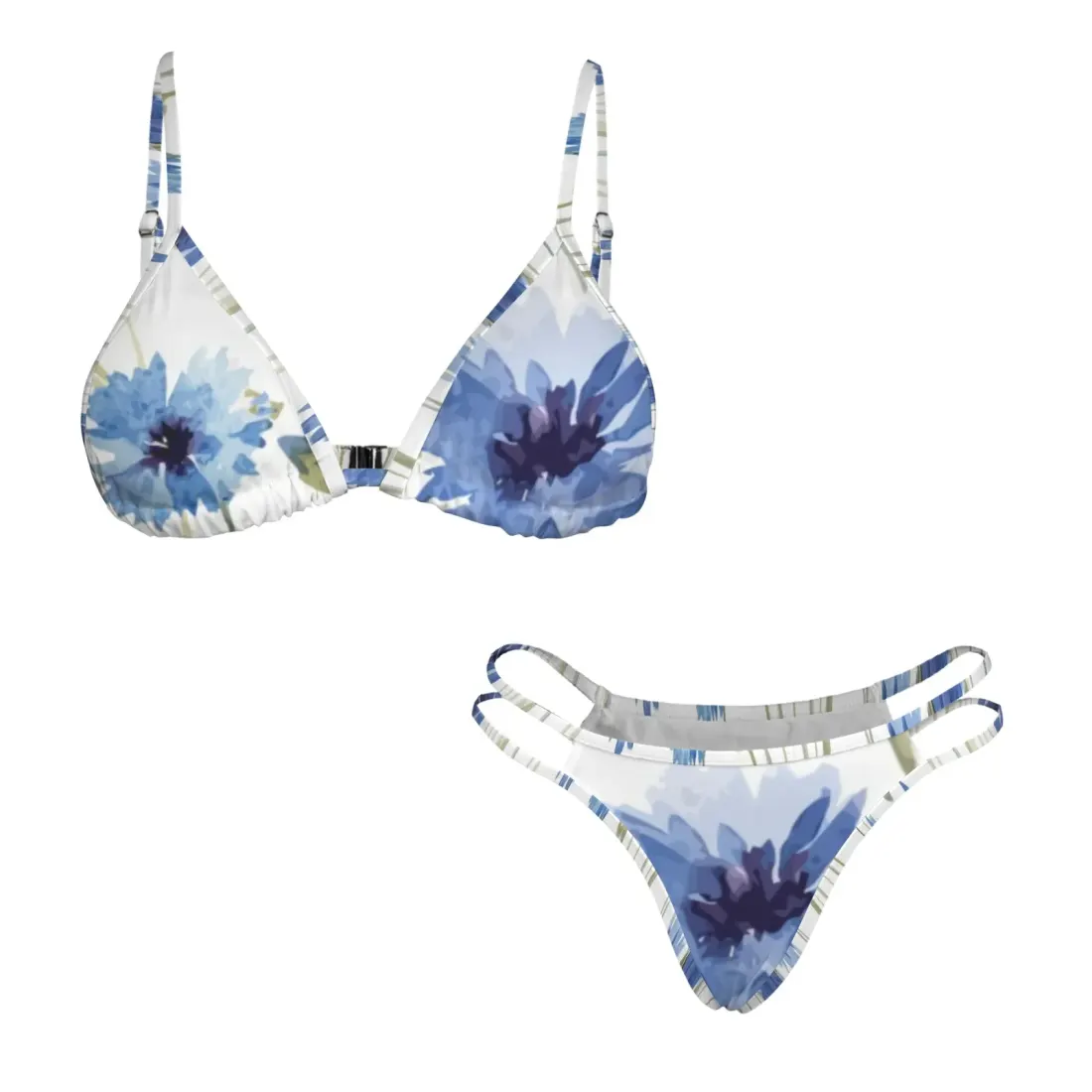 V Neck Triangle Bikini Sets — photo 4