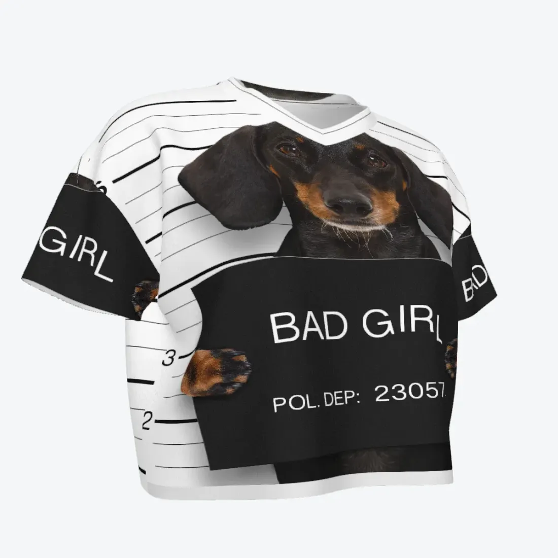 Women's Cropped V-Neck Soccer Jersey — photo 4