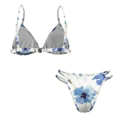 V Neck Triangle Bikini Sets thumbnail 5