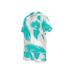 Women's Collared Short Sleeve Pajama Set thumbnail 3