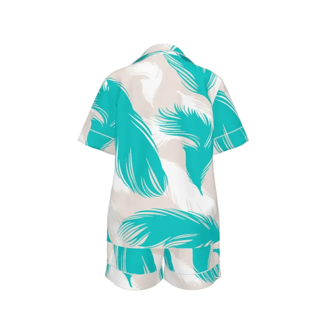 Women's Collared Short Sleeve Pajama Set — photo 4