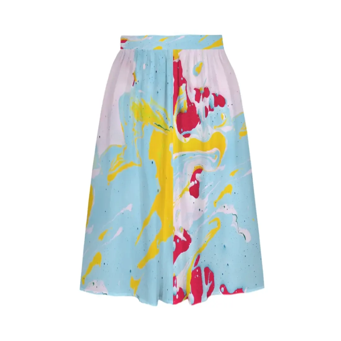 Elastic Waist Pocket Midi Skirt — photo 5