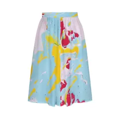 Elastic Waist Pocket Midi Skirt thumbnail 5
