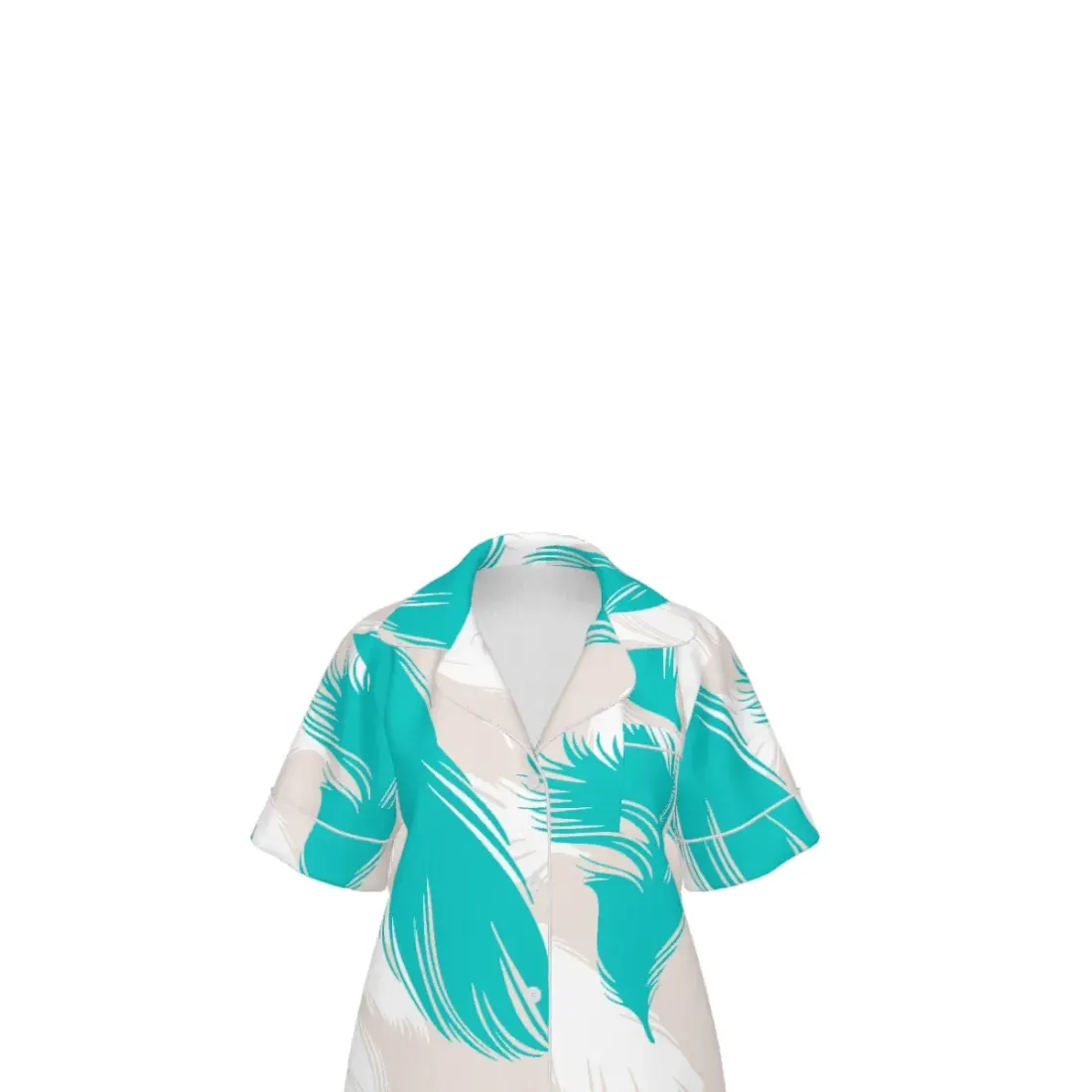 Women's Collared Short Sleeve Pajama Set — photo 5