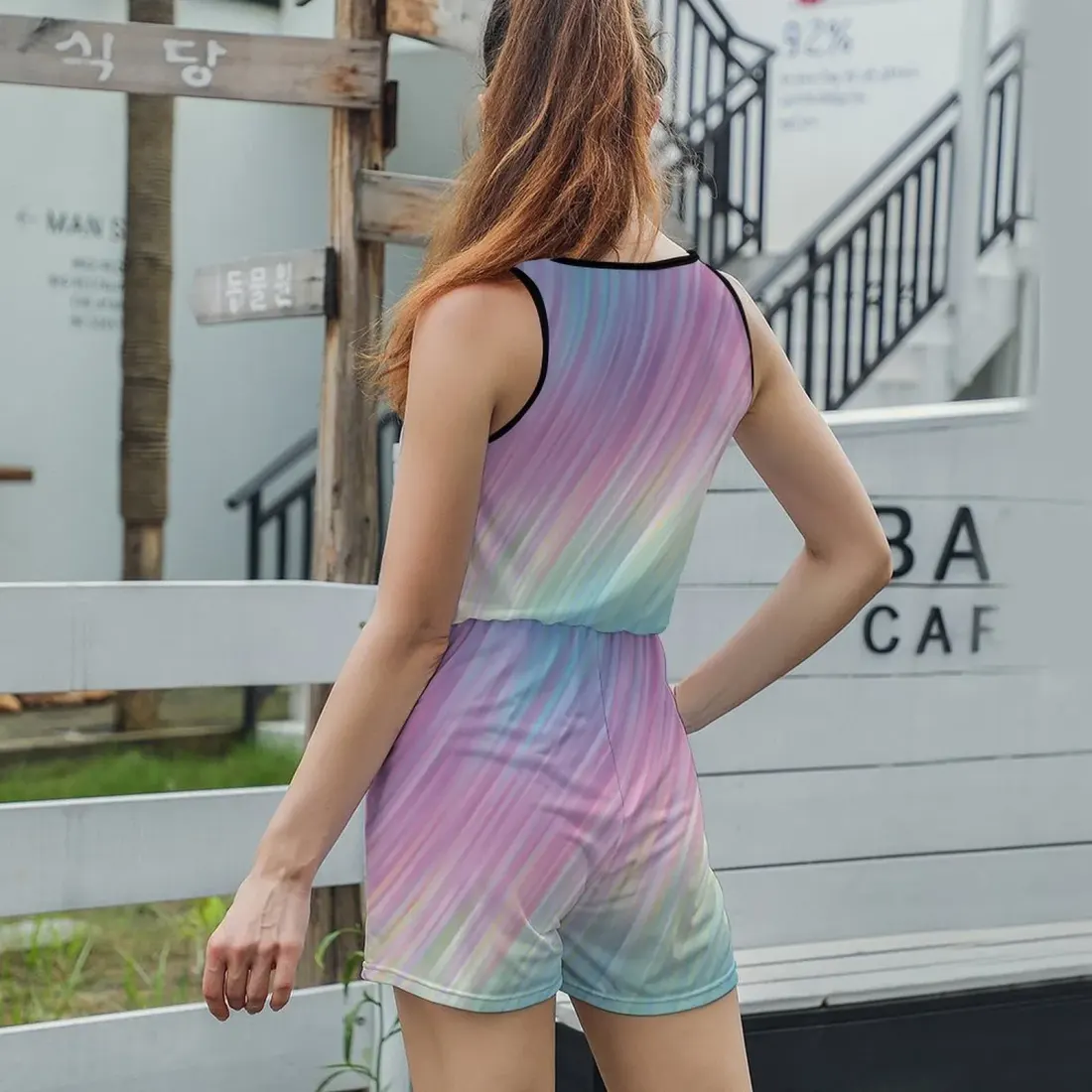 Women's Loose Tie-Waist Jumpsuit — photo 5