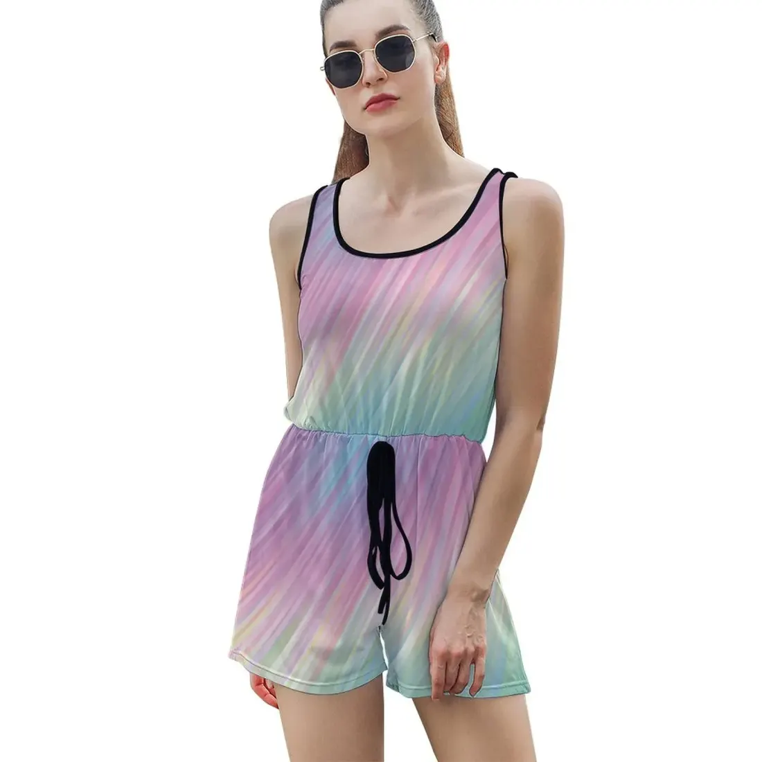Women's Loose Tie-Waist Jumpsuit — photo 6