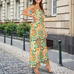 One-Shoulder Wide-Leg Jumpsuit with Pockets thumbnail 2