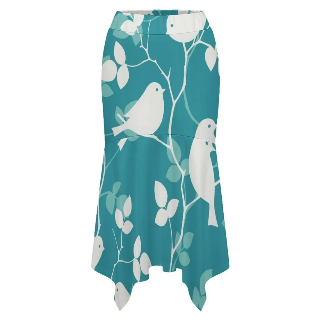Women's Asymmetrical Flared Maxi Skirt — photo 4