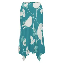 Women's Asymmetrical Flared Maxi Skirt thumbnail 4