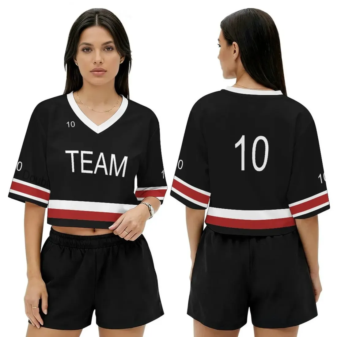 Women's Crop Rugby Jersey