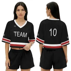 Women's Crop Rugby Jersey thumbnail 1