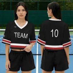 Women's Crop Rugby Jersey thumbnail 2