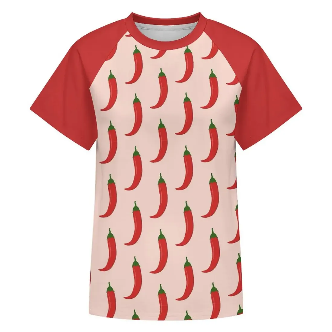 Women's All Over Print Raglan T-shirt — photo 3