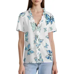 Women's Short Sleeve Blouse thumbnail 1