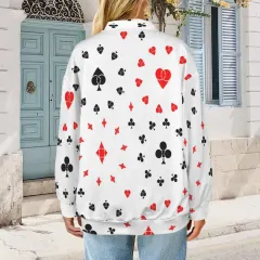 Custom Women's Quarter Zip Pullover Sweatshirt thumbnail 3