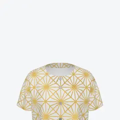 Women's Short Sleeve Baseball Jersey with Buttons thumbnail 6