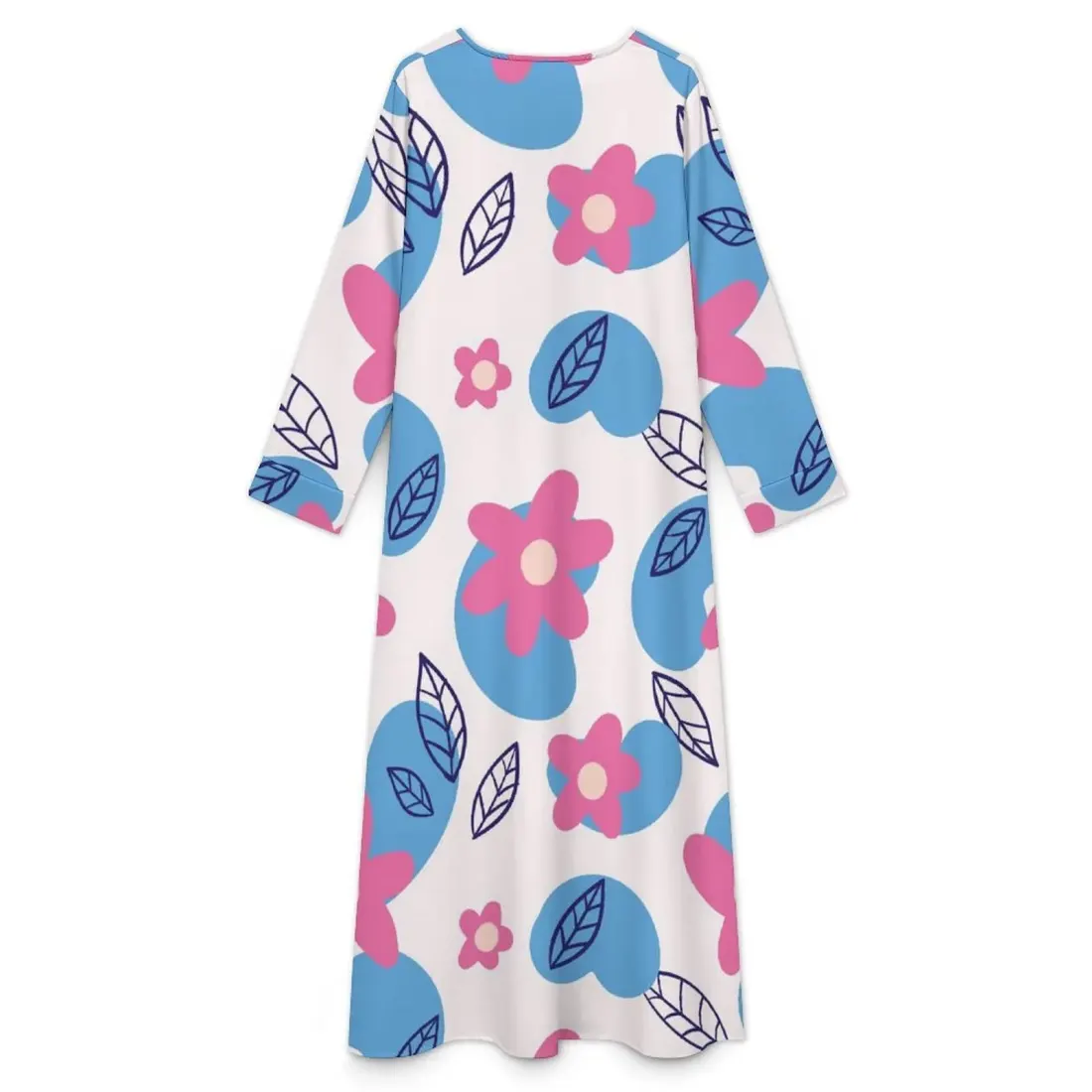 Women's Round Neck Long Dress — photo 2