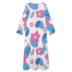 Women's Round Neck Long Dress thumbnail 2