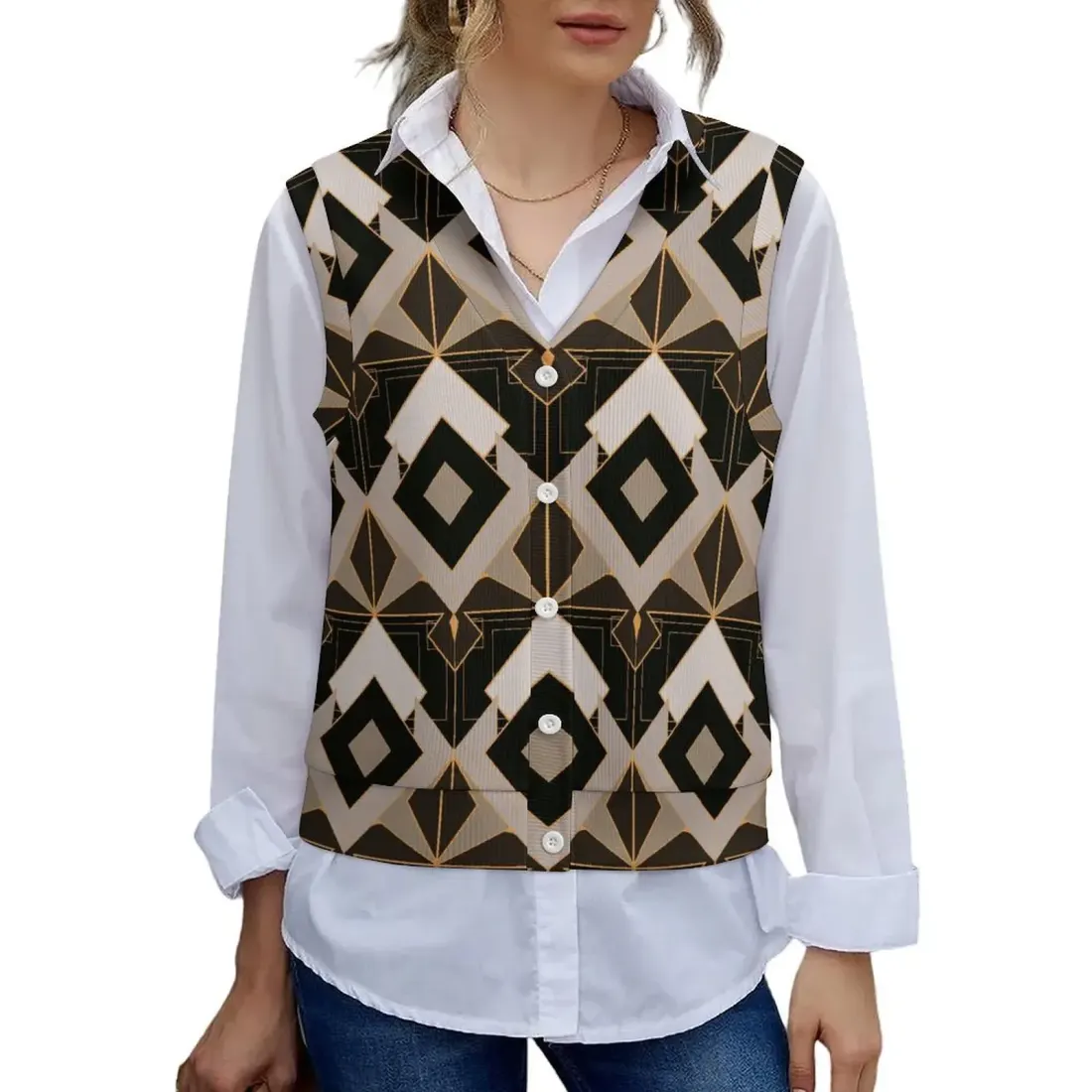 Women's Sleeveless Cardigan — photo 2