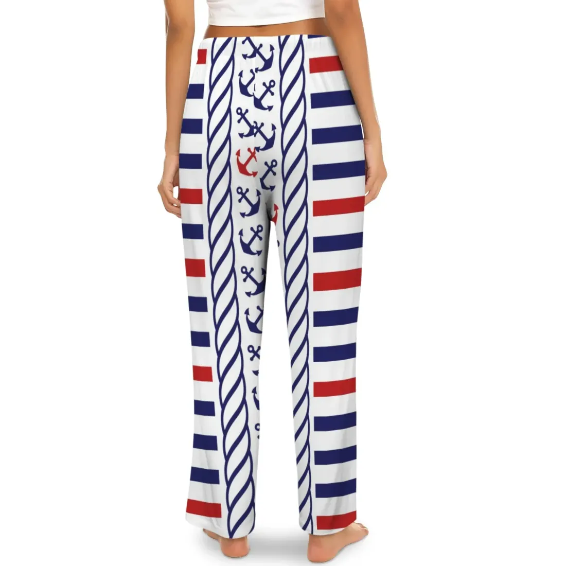 Women's Drawstring Pajama Trousers (Model L80) — photo 3