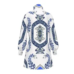 Turtleneck Lantern Sleeve Dress thumbnail 2