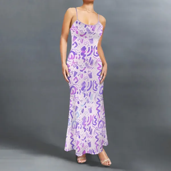 Spaghetti Strap Bodycon Maxi Dress