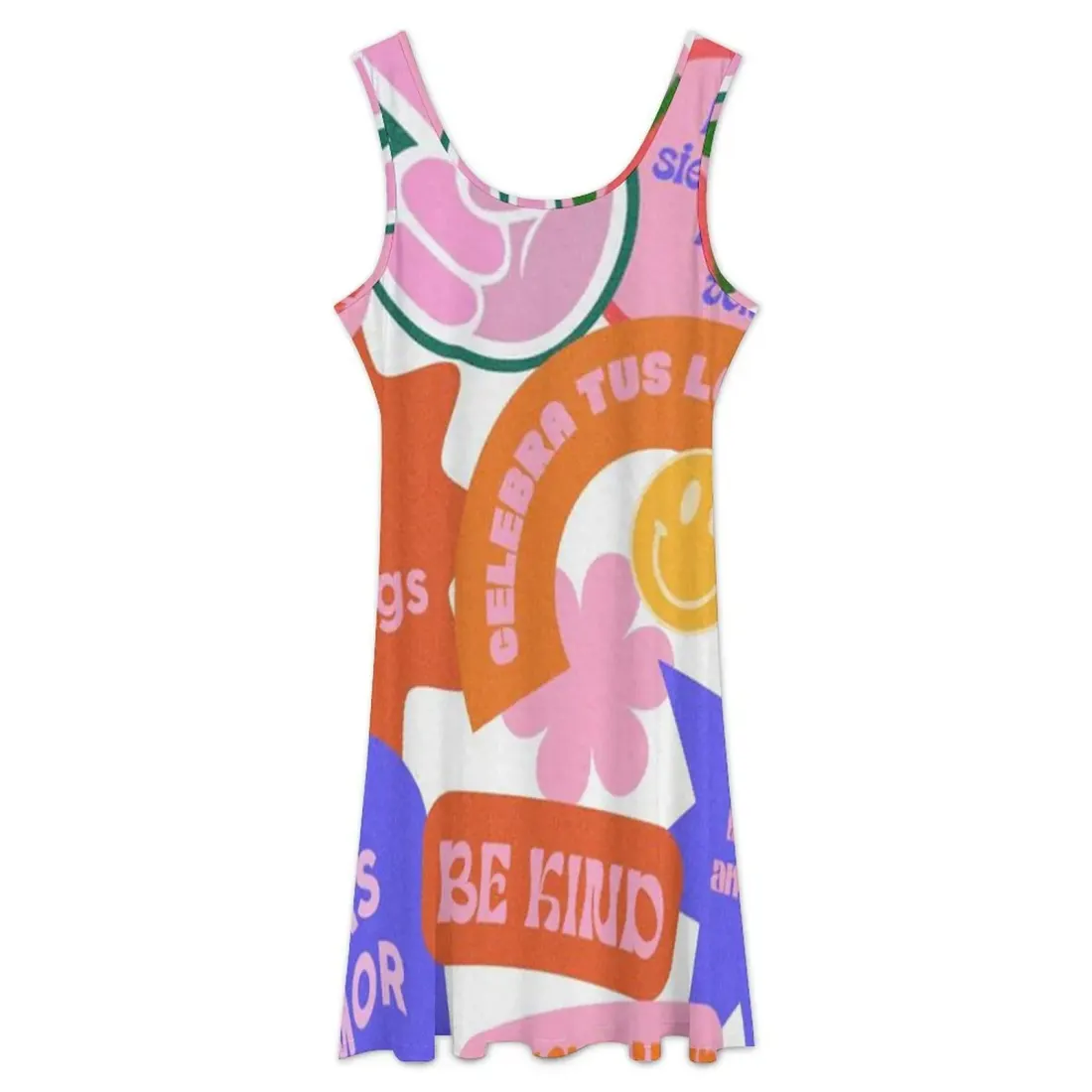 Custom All Over Print Sleeveless Dress — photo 2