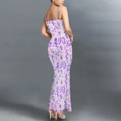 Spaghetti Strap Bodycon Maxi Dress thumbnail 3