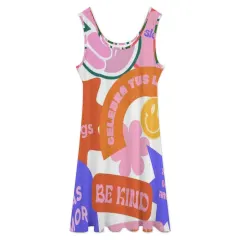 Custom All Over Print Sleeveless Dress thumbnail 3