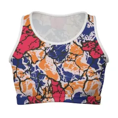 All Over Print Sports Bra thumbnail 1