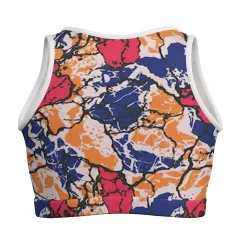 All Over Print Sports Bra thumbnail 2