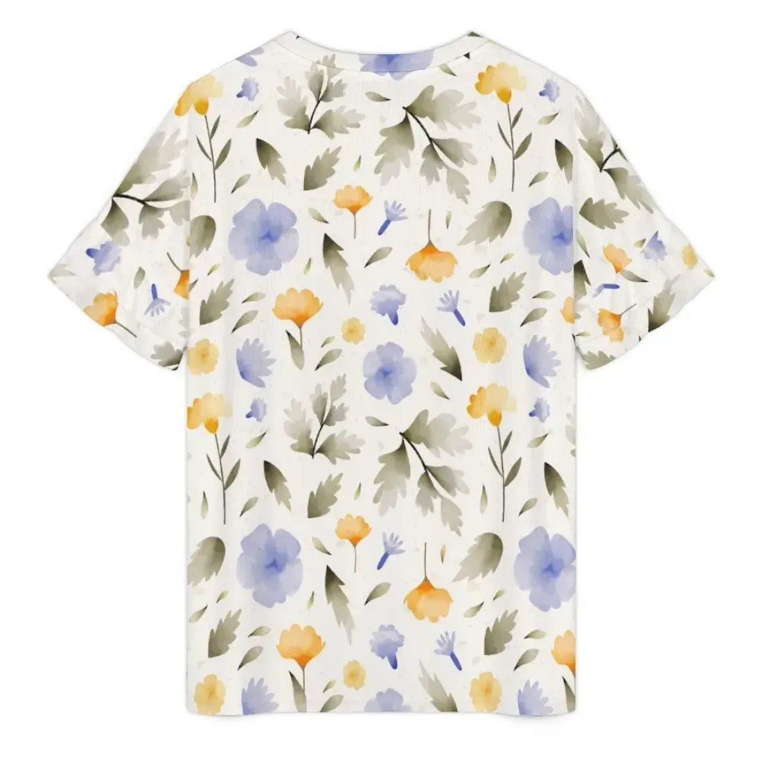 Women's All Over Print Ruffle Sleeve T-Shirts — photo 2
