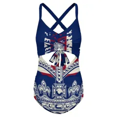 Women's Twist Front Tie Back Swimsuit thumbnail 4