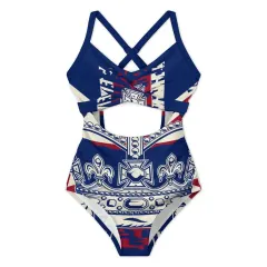 Women's Twist Front Tie Back Swimsuit thumbnail 5