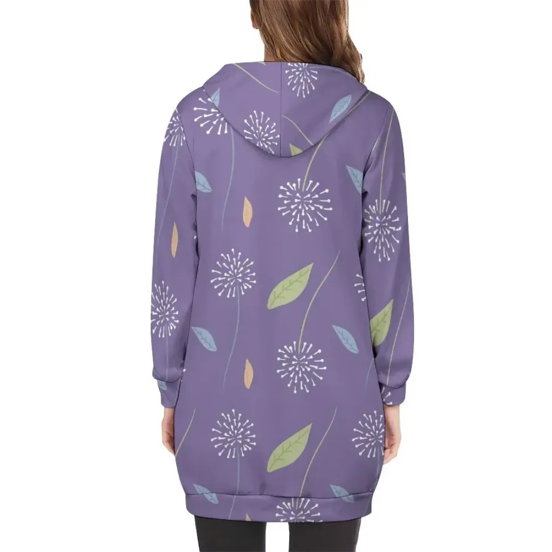 Hooded Sweatshirt Dress (SDS002) — photo 3