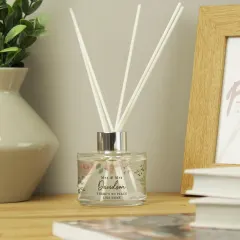 Personalised Floral Watercolour Reed Diffuser, Custom Name Wedding Scent, Anniversary Home Fragrance Gift thumbnail 4