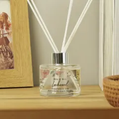 Personalised Floral Watercolour Reed Diffuser, Custom Name Wedding Scent, Anniversary Home Fragrance Gift thumbnail 5