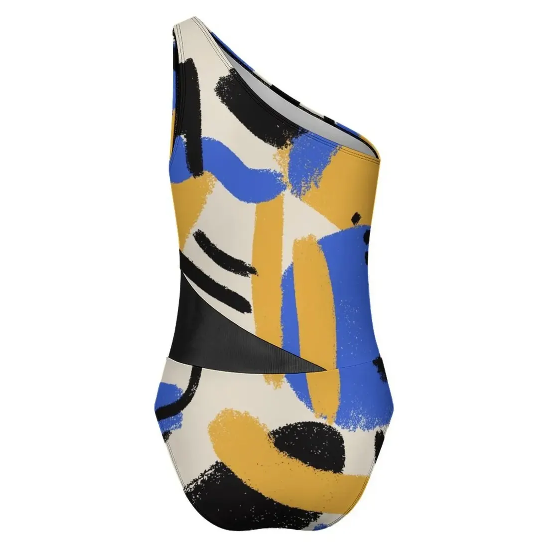 Women's One-Shoulder Mesh Swimsuit — photo 5