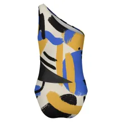 Women's One-Shoulder Mesh Swimsuit thumbnail 5