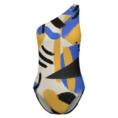 Women's One-Shoulder Mesh Swimsuit thumbnail 6